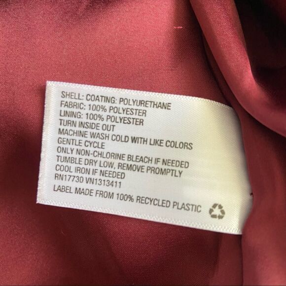 Wild Fable Faux Leather Y2K Red Front Zip Mini Skirt Size Small - Picture 6 of 8